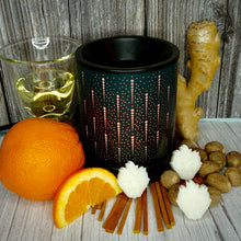 Load image into Gallery viewer, The Lion's Den Candle Company 100% Soy and Refills Hand Made White and Gold Black and Silver Wax Melts Serenity