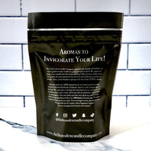 Load image into Gallery viewer, The Lion's Den Candle Company 100% Soy and Refills Hand Made White and Gold Black and Silver Wax Melts Namaste