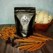 Load image into Gallery viewer, The Lion's Den Candle Company 100% Soy and Refills Hand Made White and Gold Black and Silver Wax Melts Boardwalk