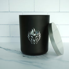 Load image into Gallery viewer, The Lion's Den Candle Company Summer Breeze 100% Soy Candles and Refills White and Gold Black and Silver