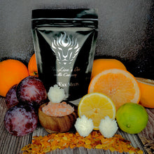 Load image into Gallery viewer, The Lion's Den Candle Company Black Sea 100% Soy and Refills Hand Made White and Gold Black and Silver Wax Melts