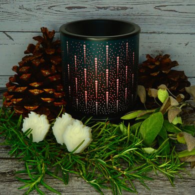 The Lion's Den Candle Company 100% Soy and Refills Hand Made White and Gold Black and Silver Wax Melts Rosemary Pine