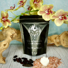 Load image into Gallery viewer, The Lion's Den Candle Company 100% Soy and Refills Hand Made White and Gold Black and Silver Wax Melts Salt Air