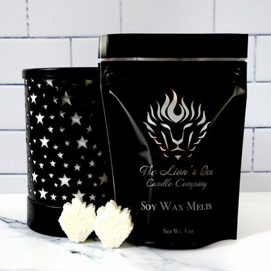 The Lion's Den Candle Company 100% Soy and Refills Hand Made White and Gold Black and Silver Wax Melts Sunshine