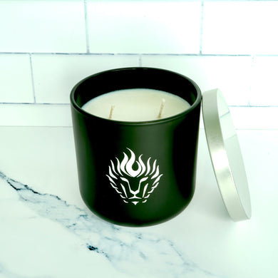 The Lion's Den Candle Company Allure Sage Oakmoss Amber 100% Soy Candle 