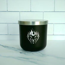 Load image into Gallery viewer, The Lion&#39;s Den Candle Company Pumpkin Chai 100% Soy Candles and Refills White and Gold Black and Silver
