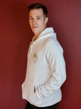Load image into Gallery viewer, White and Gold Hoodie
