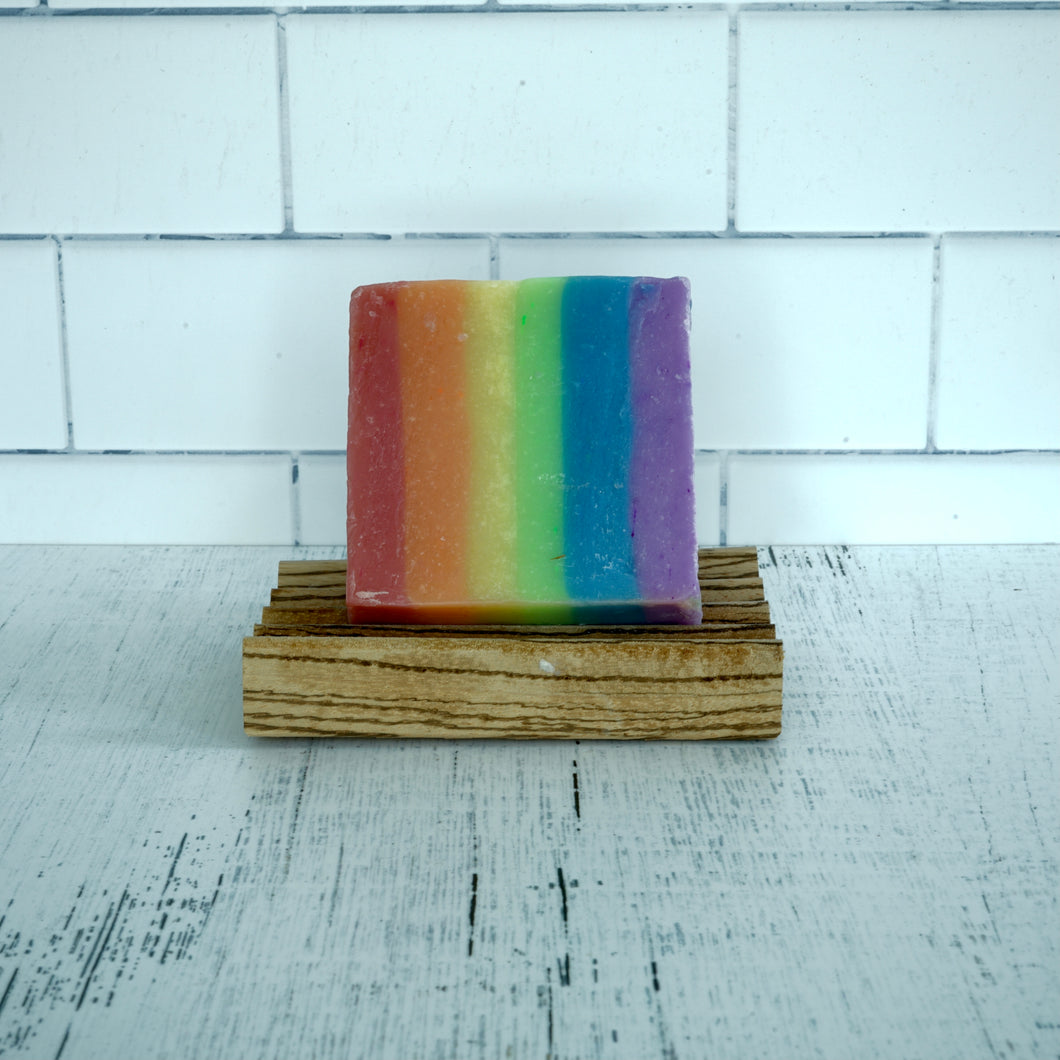 Rainbow. Hand Made Artisan Soap The Lion's Den Candle Company
