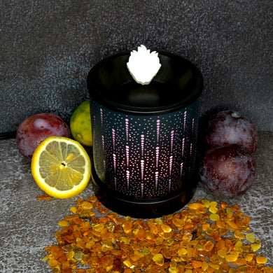 The Lion's Den Candle Company 100% Soy and Refills Hand Made White and Gold Black and Silver Wax Melts Midnight