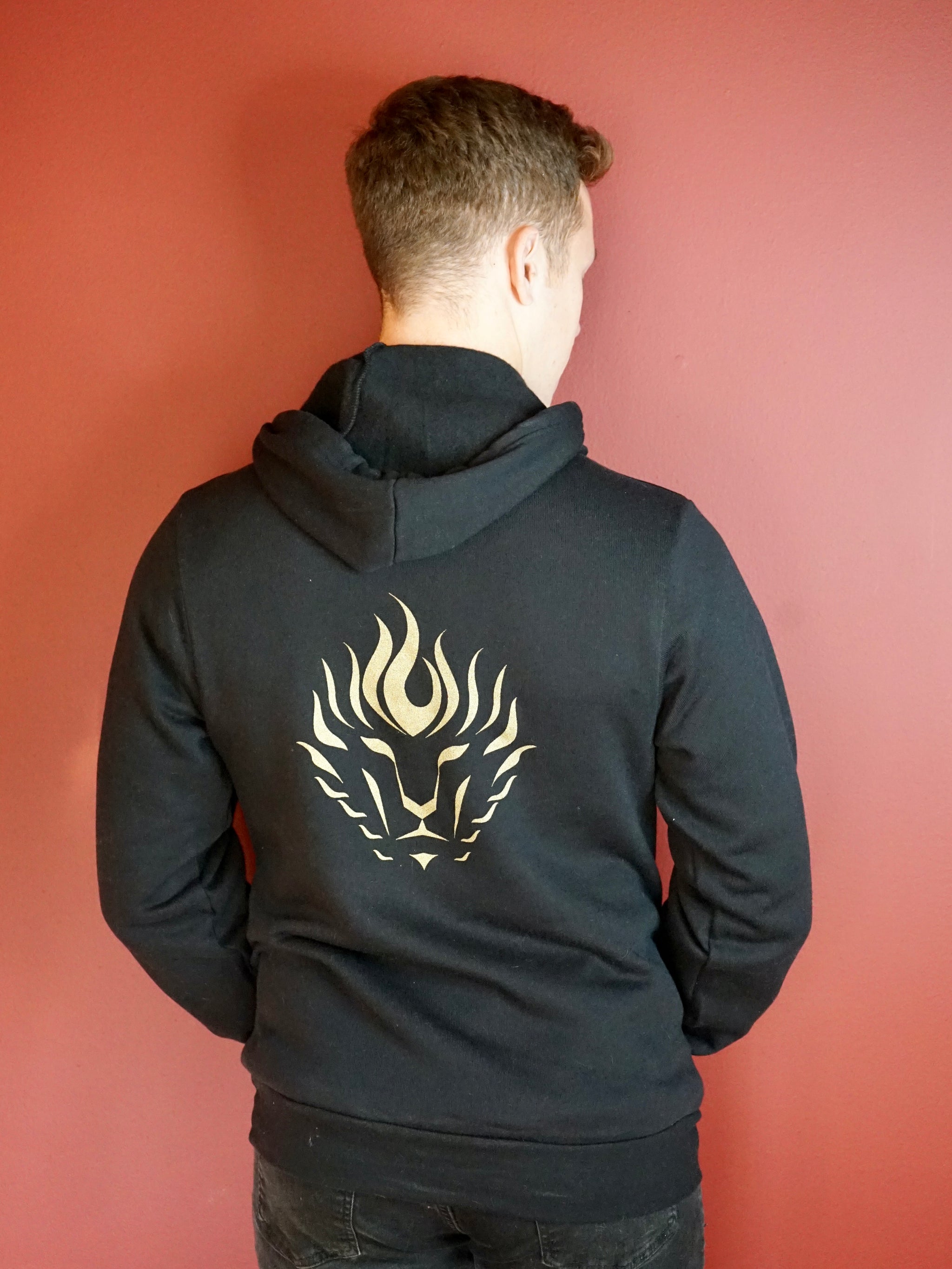 Black and Gold Hoodie The Lion s Den Candle Company