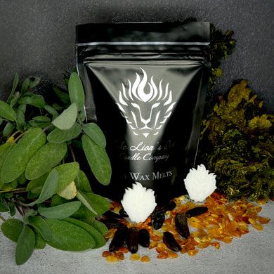The Lion's Den Candle Company Allure Sage Oakmoss Amber 100% Soy Wax Melts