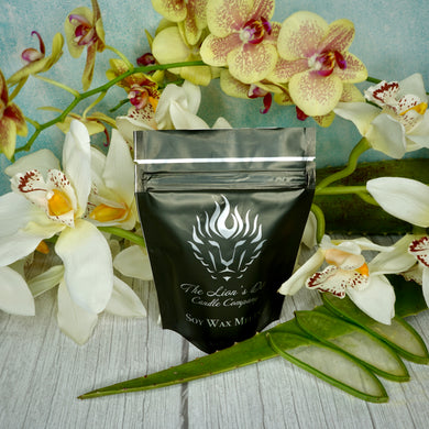 The Lion's Den Candle Company 100% Soy and Refills Hand Made White and Gold Black and Silver Wax Melts Summer Breeze